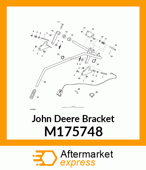 BRACKET, BRACKET, MOUNTING, FRONT, M175748