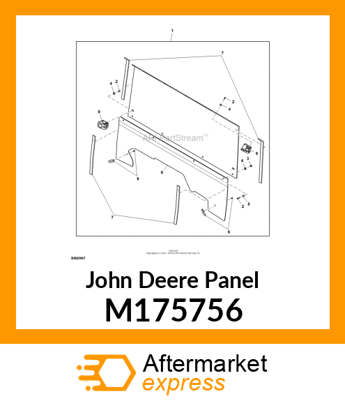 PANEL, LOWER REAR PANEL M175756