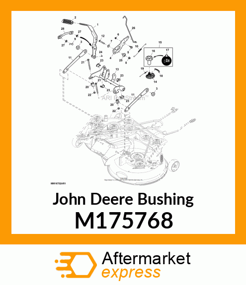 BUSHING, HALF ROCKSHAFT M175768