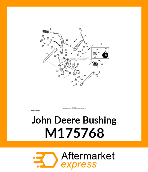 BUSHING, HALF ROCKSHAFT M175768