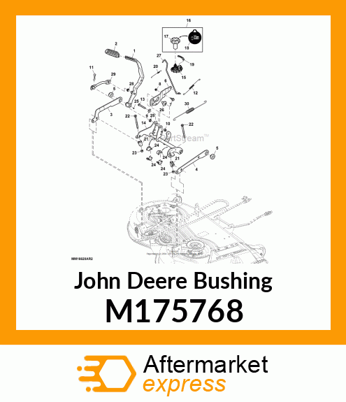 BUSHING, HALF ROCKSHAFT M175768