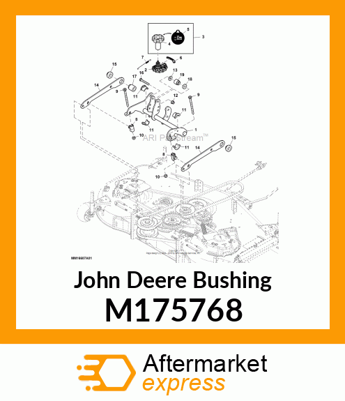 BUSHING, HALF ROCKSHAFT M175768