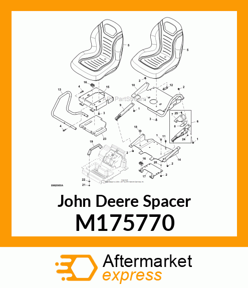 SPACER, SEAT M175770