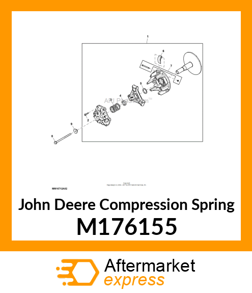 SPRING, PRIMARY CLUTCH M176155