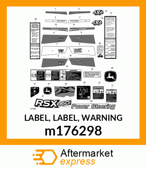 LABEL, LABEL, WARNING m176298