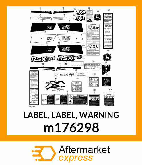 LABEL, LABEL, WARNING m176298