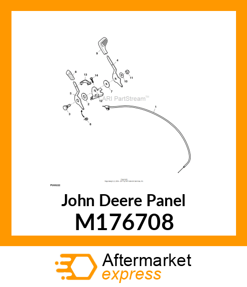 PANEL,THROTTLE COVER M176708