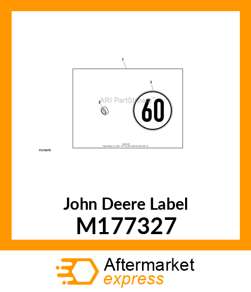 LABEL, LABEL, SPEED 60KPH M177327