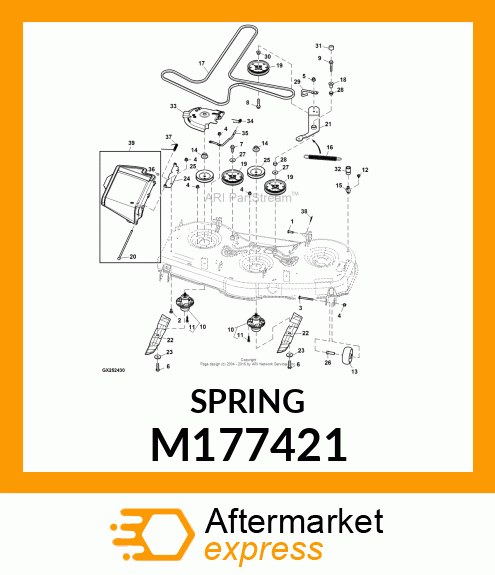 TORSION SPRING M177421