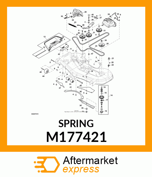 TORSION SPRING M177421