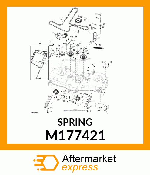 TORSION SPRING M177421