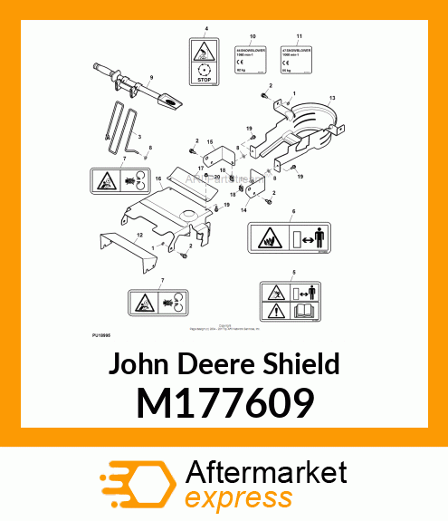 SHIELD, HITCH SHIELD, EXPORT SB MY1 M177609