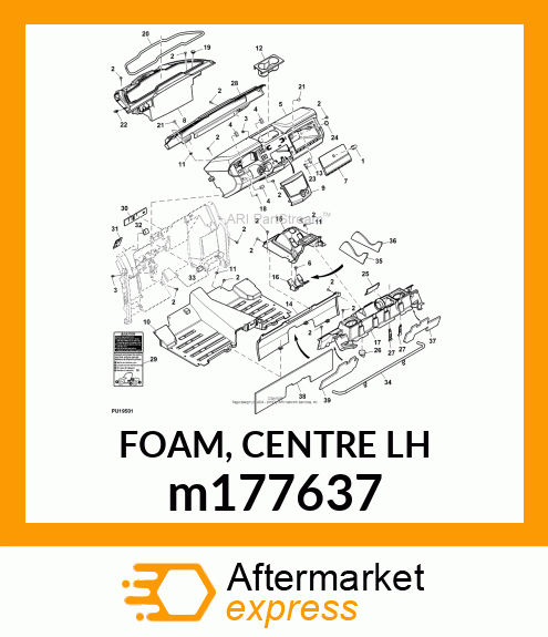 FOAM, CENTRE LH m177637