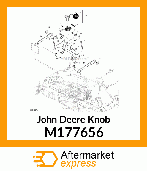 KNOB, DEPTH STOP M177656