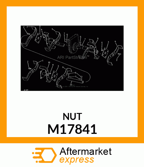 NUT, LOCK 7/16 M17841