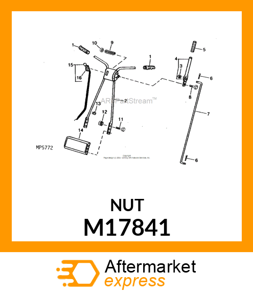 NUT, LOCK 7/16 M17841