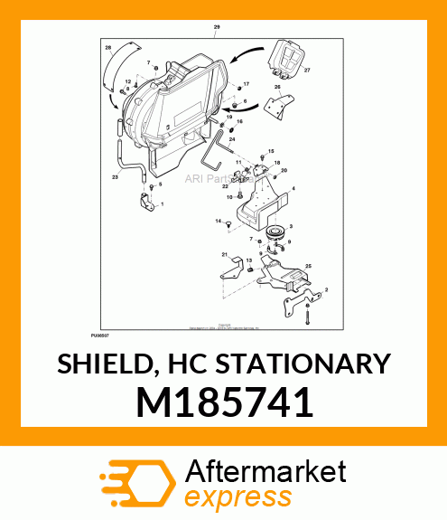 SHIELD, HC STATIONARY M185741