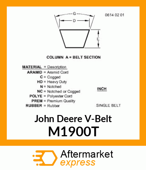 Belt M1900T