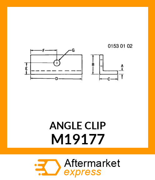 ANGLE CLIP M19177