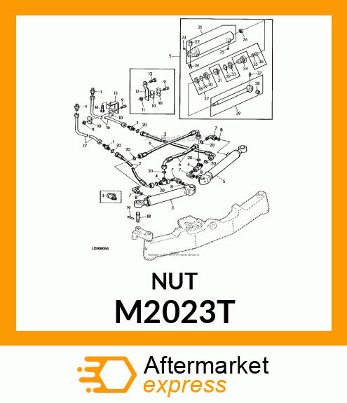 NUT ,STOP M2023T