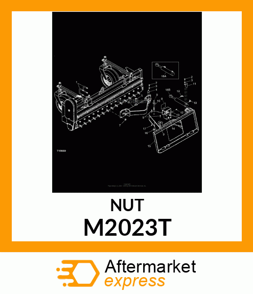 NUT ,STOP M2023T