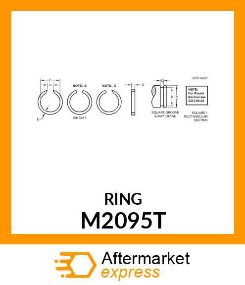 RING ,SNAP M2095T