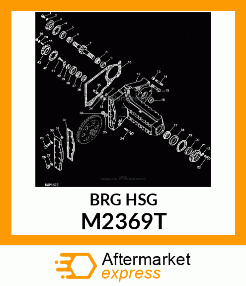 Bearing Housing W/O Bearing M2369T