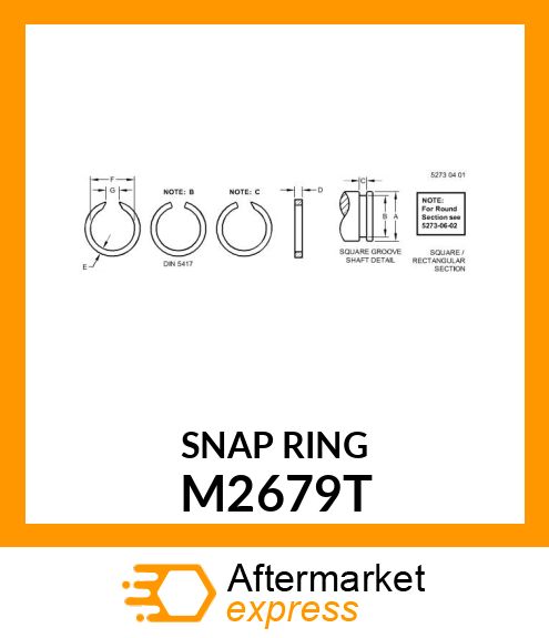 RING,SNAP M2679T