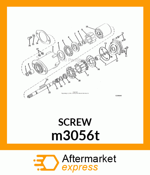 SCREW, HEX SOCKET HEAD m3056t