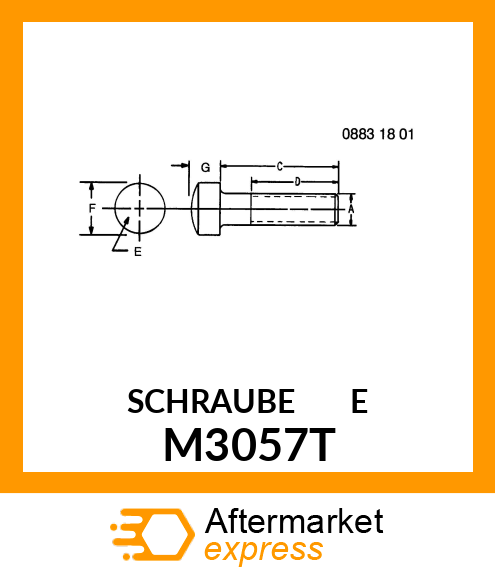 SCHRAUBE E M3057T