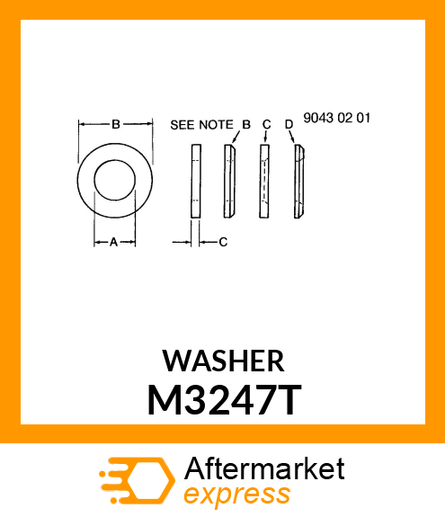 RING ,SEAL M3247T