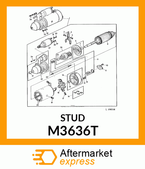 STUD M3636T