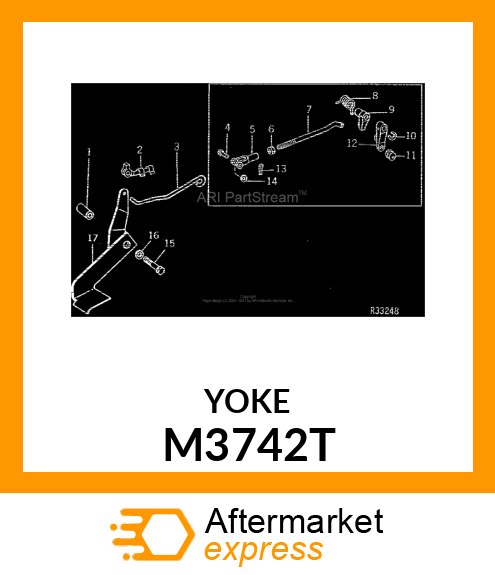 YOKE, END M3742T