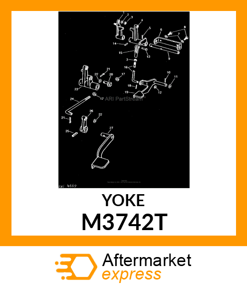 YOKE, END M3742T