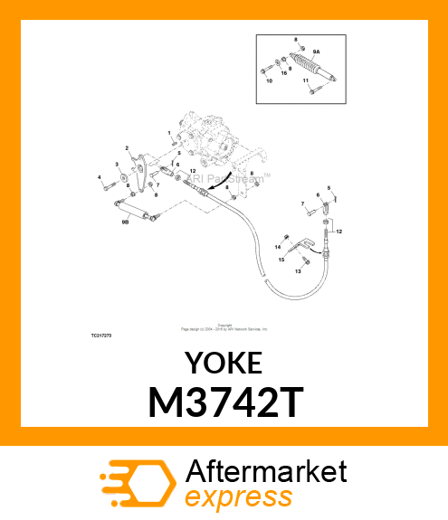 YOKE, END M3742T