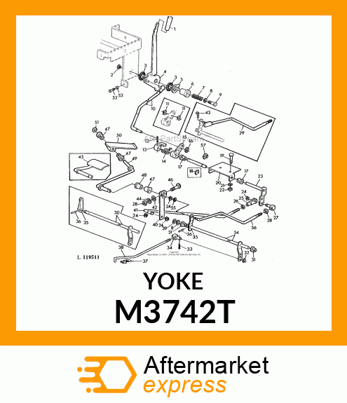 YOKE, END M3742T