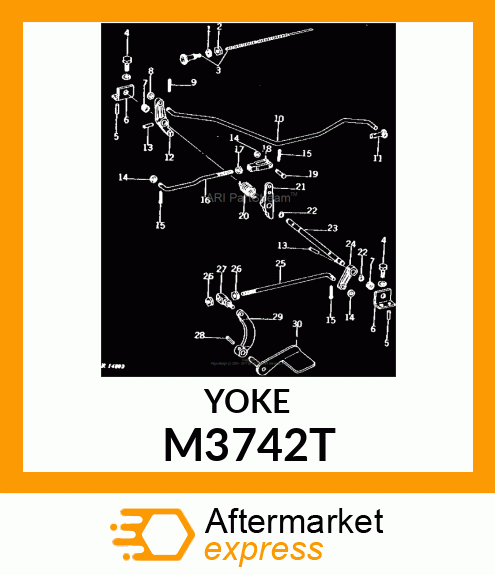 YOKE, END M3742T