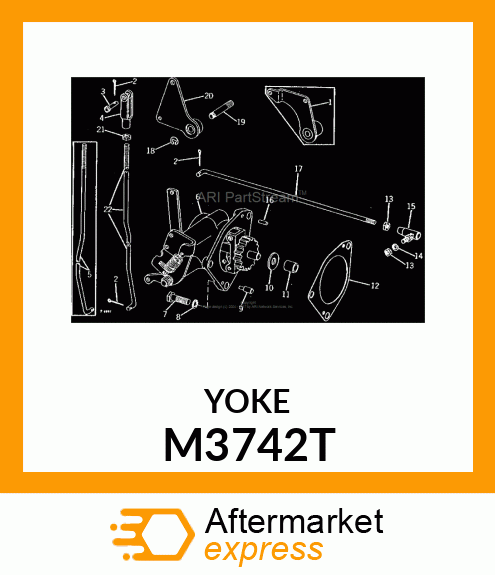 YOKE, END M3742T