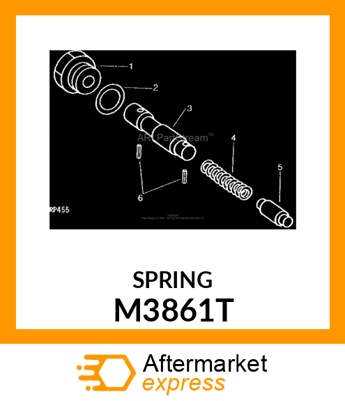 SPRING ,RETRACTING M3861T