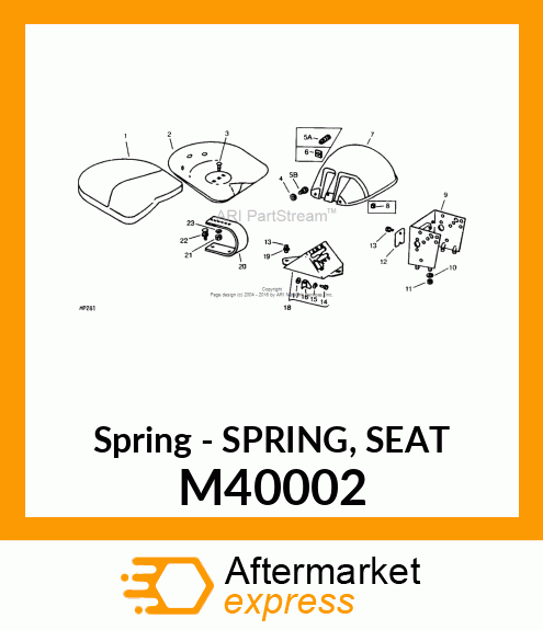 Spring - SPRING, SEAT M40002