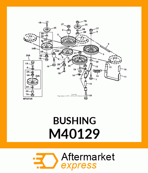 SPACER, IDLER M40129