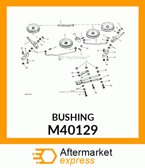 SPACER, IDLER M40129