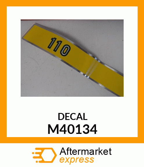 LABEL, RH HOOD TRIMSTRIP M40134