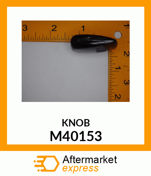 KNOB, CONTROL (BLACK) M40153