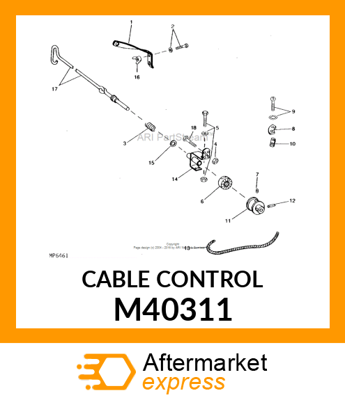 CABLE CONTROL M40311