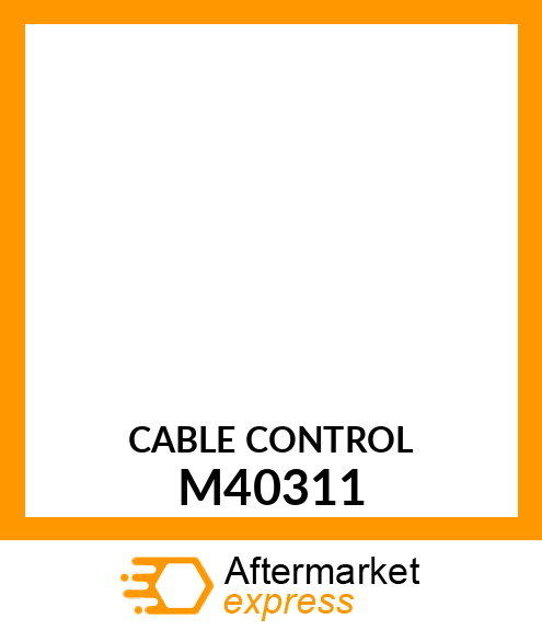 CABLE CONTROL M40311