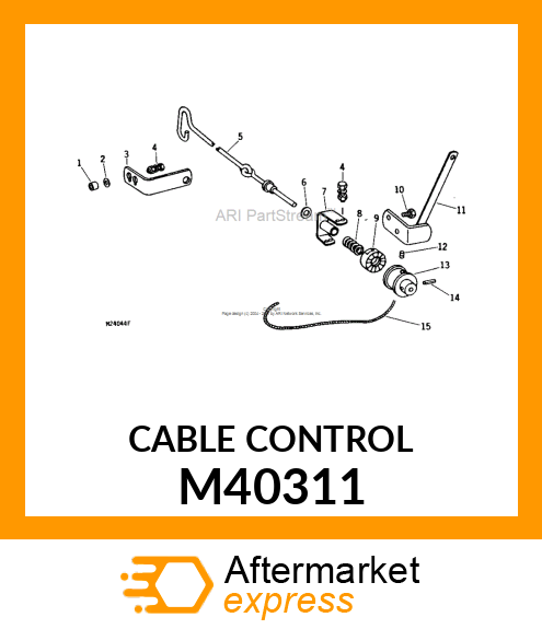 CABLE CONTROL M40311