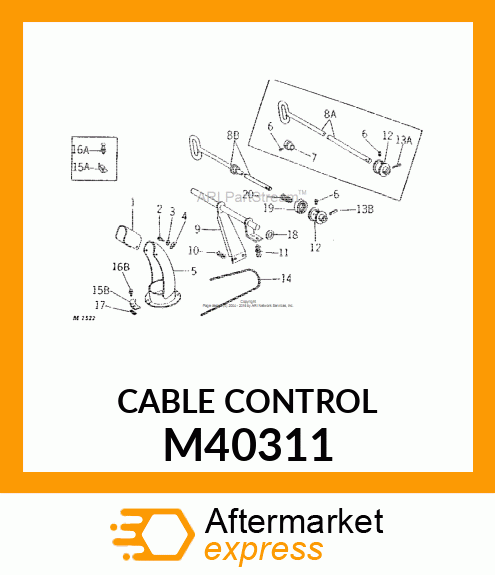 CABLE CONTROL M40311