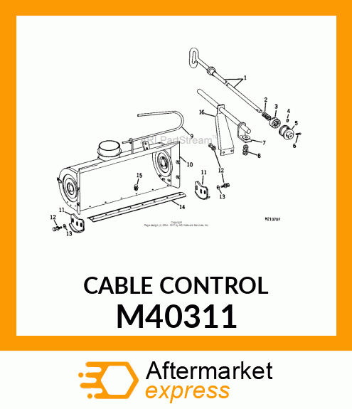 CABLE CONTROL M40311