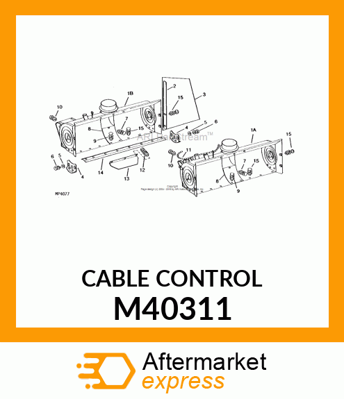 CABLE CONTROL M40311